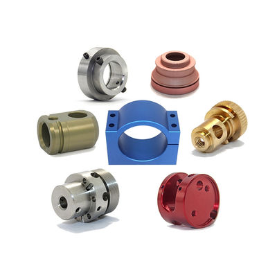 Parte de acero inoxidable y titanio mecanizada por CNC con recubrimiento PVD al vacío de nitruro