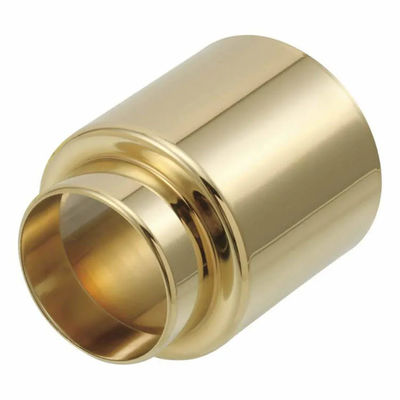 Parte de acero inoxidable y titanio mecanizada por CNC con recubrimiento PVD al vacío de nitruro