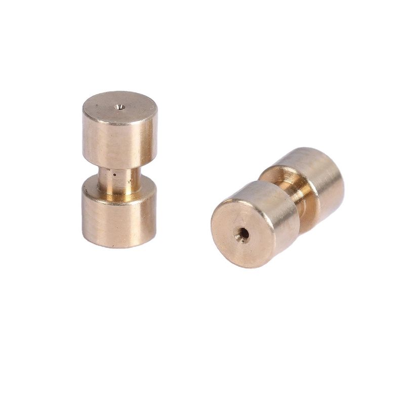 Micro mecanizado Accesorios mecanizados CNC de bronce Partes con tolerancia 0,01-/-0,005 mm
